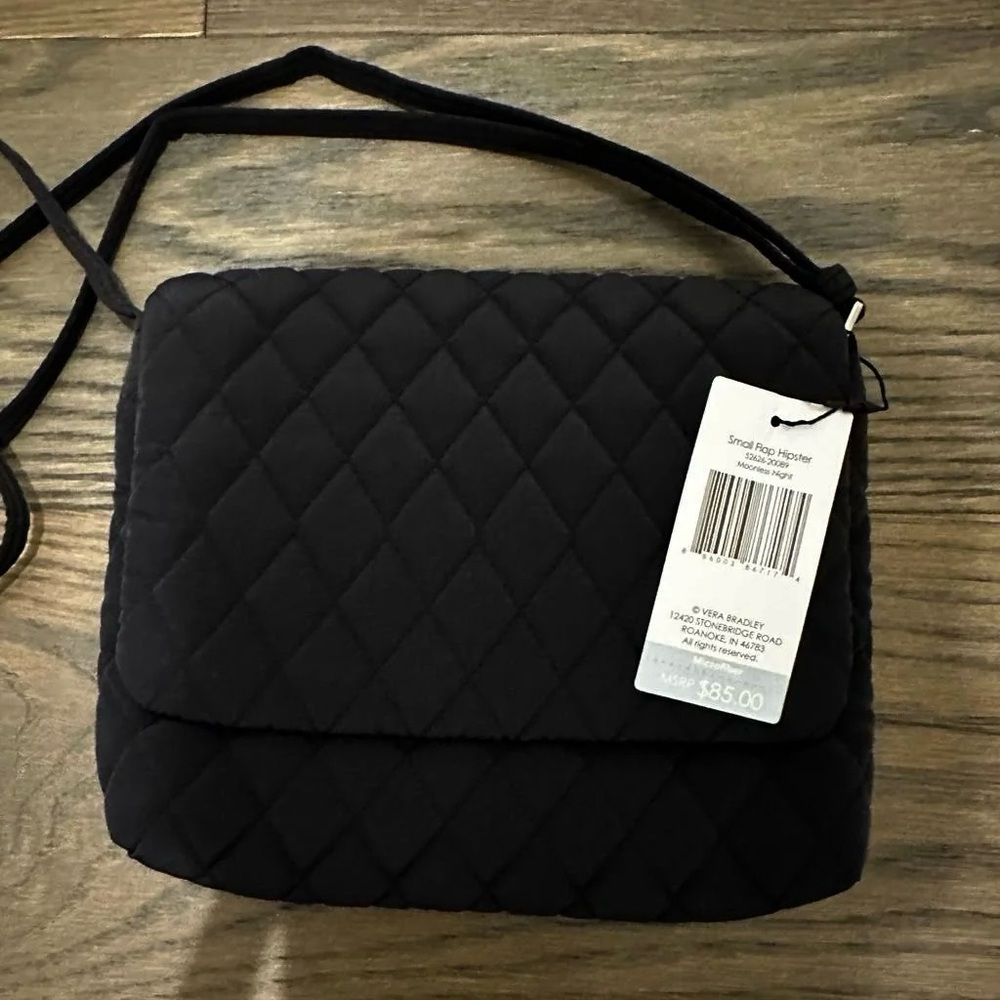 Vera Bradley small flap Hipster bag🖤 - Picture 7 of 8